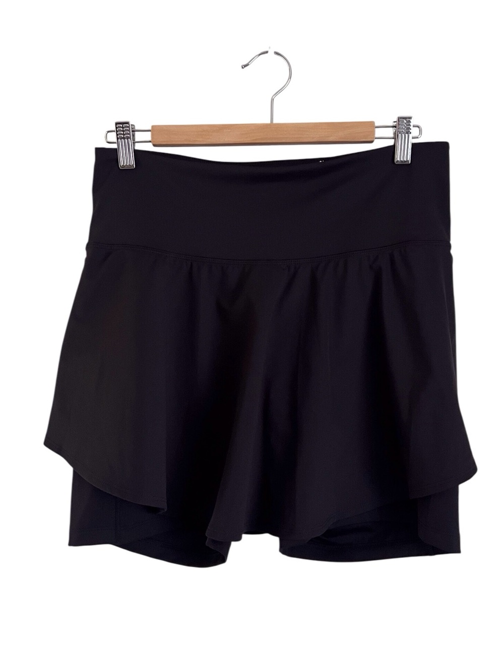 Old Navy Black High Rise Skort Tennis Golf Pickleball Sporty Athletic Large